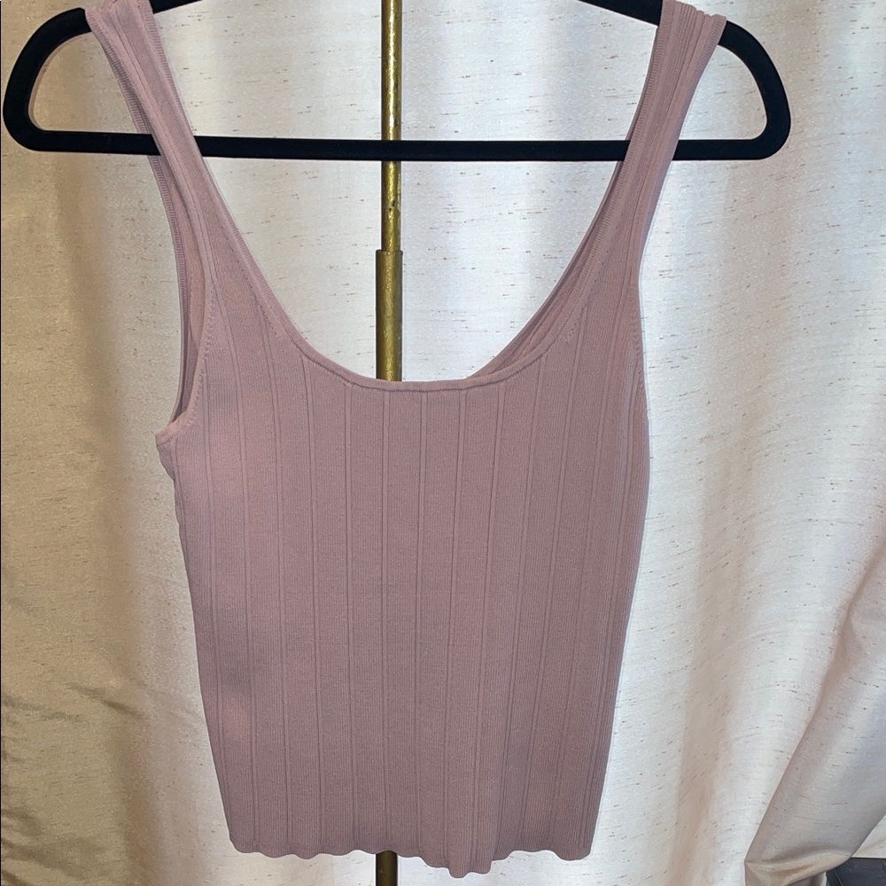 J.CREW SWEATERTANK SUPERSCULPT IN DUSTY ROSE SIZE S NWOT